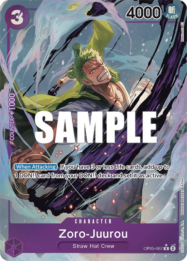 Zoro Juurou Alternate Art OP05-067