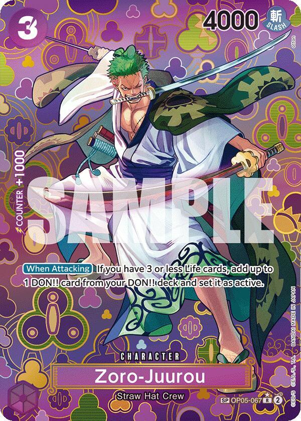 Zoro Juurou SP OP05-067 carta