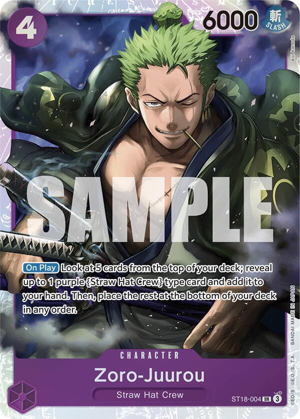 Zoro Juurou ST18 004 card