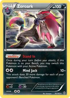 Zoroark 91 162 XY BREAKthrough 091/162