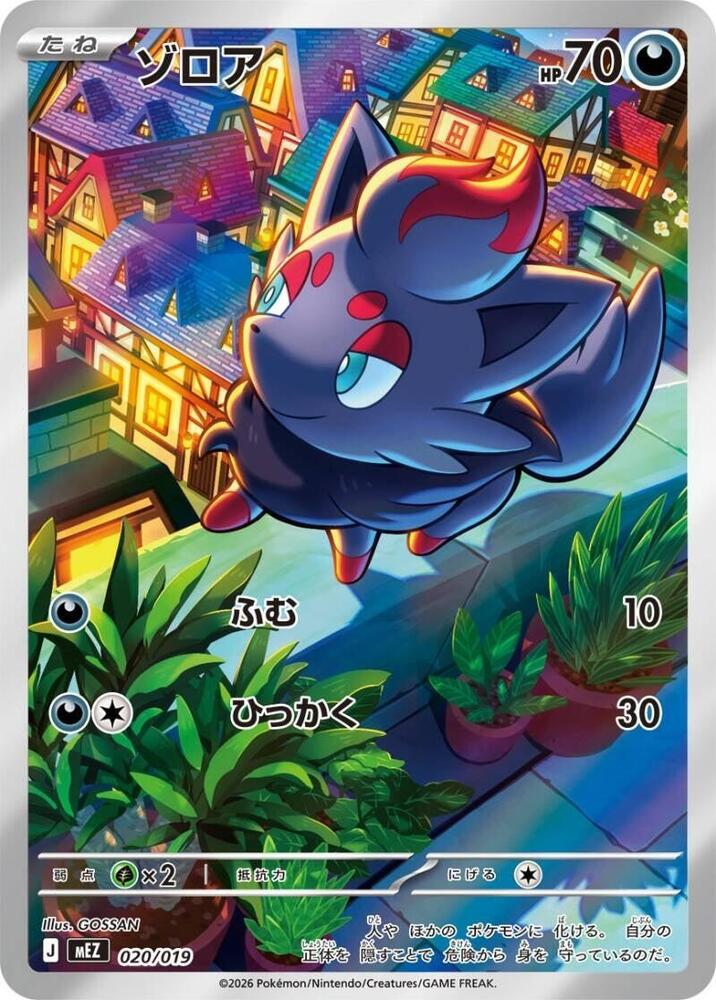 Zorua 020 019 carta