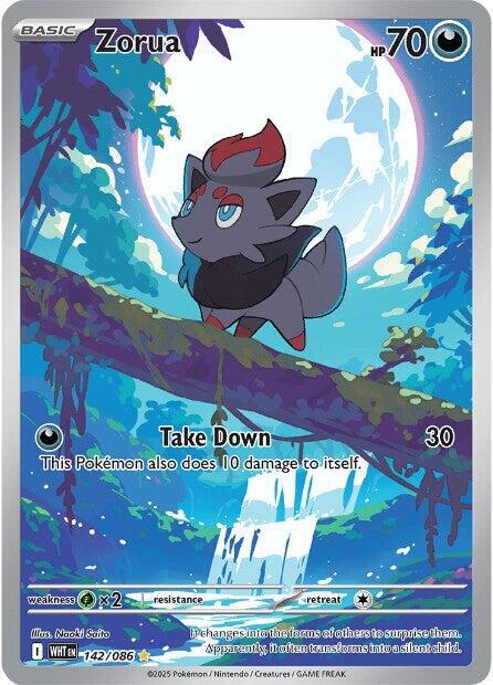 Zorua 142 086 carta