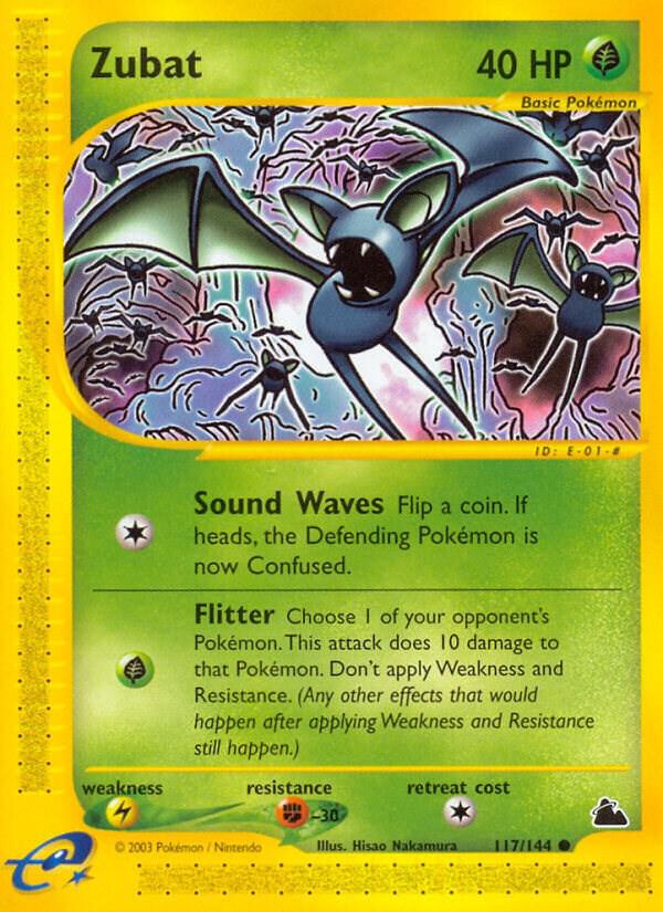 Zubat 117 117/144 card