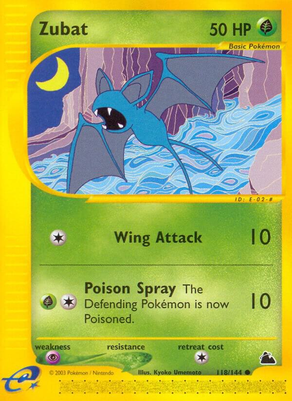Zubat 118 118/144 card